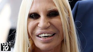 How Donatella Versace Destroyed Her Career With Plastic Surgery [upl. by Nehtan269]