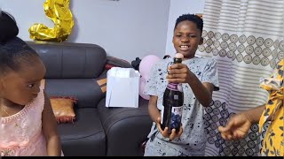 wow See what happens to Akwadaa Nyame singing a lovely song for a birthday girl [upl. by Arde]