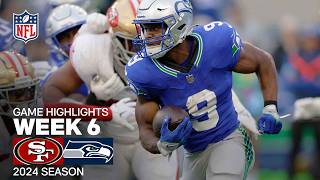 San Francisco 49ers vs Seattle Seahawks Game Highlights  NFL 2024 Season [upl. by Atsylak]