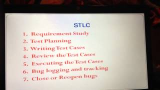 what is stlc Software testing interview questions and answers [upl. by Ettolrahc]