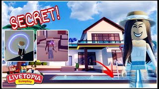 SPECIAL GOOGLESANDSECRET ROOMLOCATION IN THE FREE UPGRADED HOUSE IN LIVETOPIA ROBLOX [upl. by Offen]