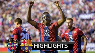 FC BARCELONA VS LEVANTE 45 FULL HIGHLIGHTS 13052018 [upl. by Lenssen]