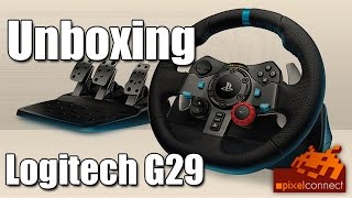 PS4 Unboxing Logitech G29 Lenkrad  PS4Check PS5 kompatibel [upl. by Heim544]