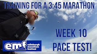 Edinburgh Marathon 2024  Training VLOG  Week 10  Half Marathon Pace Test [upl. by Hamil49]