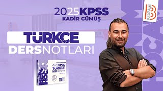 31 KPSS Türkçe  Noktalama İşaretleri 3  Kadir GÜMÜŞ  2025 [upl. by Eanom859]