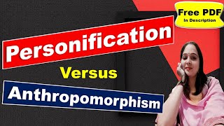 Personification vs Anthropomorphism  personification figure of speech [upl. by Acimot]