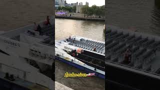 London River Evening View ☀️ londonriver cruise youtubeshort virallondon [upl. by Sergo]