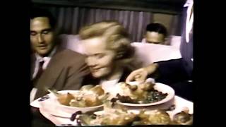 VHSRip Pan Am Boeing 377 Stratocruiser Inflight Service Promo Film 1950 [upl. by Melnick]