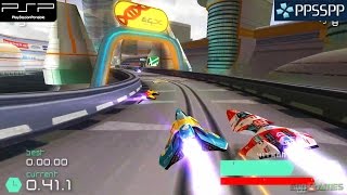 Wipeout Pulse  PSP Gameplay 1080p PPSSPP [upl. by Amadeo386]