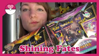 Shining Fates Mad Party Pin Collection Unboxing [upl. by Gerbold842]