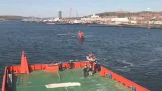 SSV Carolyn Choust Towing NR1 Submarine [upl. by Baruch]