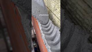 Bricklaying Long orange Bricks mason brickwork satisfying [upl. by Laeno]