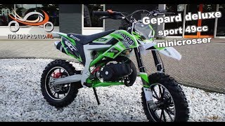 MINICROSSER 49CC DIRTBIKE GEPARD DELUXE TUNING [upl. by Checani]