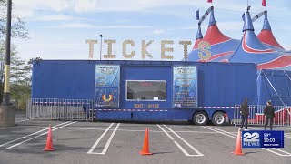 Traveling circus stops by Holyoke Mall for two weeks of performances [upl. by Reemas]