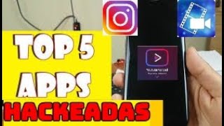 TOP 5 LAS MEJORES APPS HACKEADAS PARA ANDROID [upl. by Valina]