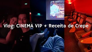 VLOG CINEMA KINOPLEX PLATINUM  RECEITA DE CREPE [upl. by Airom]