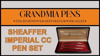 SHEAFFER IMPERIAL CC PEN SET [upl. by Seroled525]