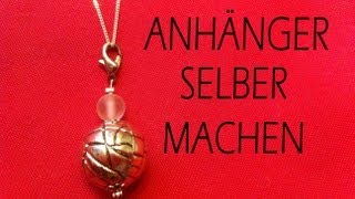 DIY  Schmuck Anhänger selber machen [upl. by Adnoel]