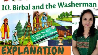 Birbal and the Washerman  Explanation in Hindi  Grade 4  Communicate with Cambridge [upl. by Aibsel]