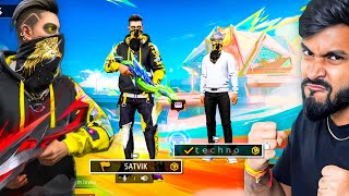 FINALLY TECHNO BHAI amp SATVIK PLAYS FREE FIRE [upl. by Yllitnahc]