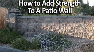 How to Add Strength and Stability to a Courtyard Wall [upl. by Collum]