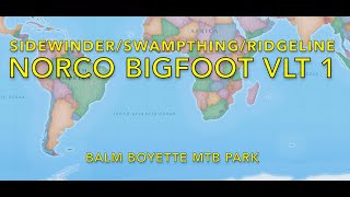 SidewinderSwampthingRidgeline  Balm Boyette  Norco Bigfoot VLT1 [upl. by Uwton]