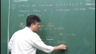 Análise Combinatória  Exercícios sobre o Princípio Fundamental da Contagem Parte 1  Aula 02 [upl. by Lipscomb]