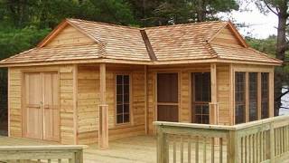 A Small Inexpensive Wood Cabin Kit that You Can Assemble Yourself for 23 to 29000 [upl. by Singer]