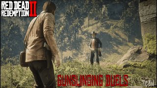 Red Dead Redemption 2  All Gunslinging Duels Random Encounters 4K60fps [upl. by Ayokal]