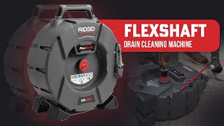 Ridgid FlexShaft K9204 70 Drain Cleaning Machine 2quot4quot Pipe 64273  Ohio Power Tool [upl. by Ynohtnakram]