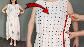 👌ONLY CUNNING SEAMSTRESSES SEW THIS WAYreduce the dress by 5 sizes [upl. by Glennis]