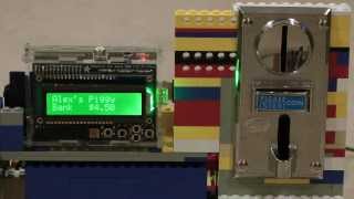 Raspberry Pi Piggy Bank with Coin Sorter  Alex Strandberg [upl. by Parhe]