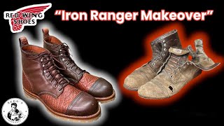 Incredible transformation on these Redwing Iron Ranger Boots [upl. by Rebeh516]