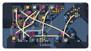 Lisbon Might Be My Least Favorite Map Mini Motorways 022 [upl. by Ezirtaeb]