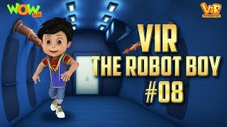 Vir The Robot Boy 8  3D ACTION compilation for kids  As seen on Hungama TV [upl. by Aratak]