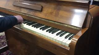 Kemble minx walnut piano [upl. by Loss]