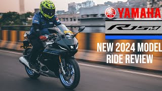 2024 Yamaha R15M New Black Color First Ride Review  No R15M Carbon Fiber Edition Yet [upl. by Chaim]