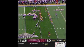 Purdue RB Devin Mockobee 68 yd Run vs Minnesota  Big Ten Football [upl. by Lingwood636]