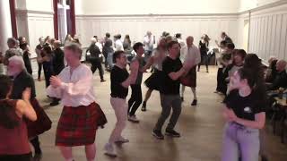 Canadian Barn Dance  Scottish Ceilidh Dancing in Edinburgh with HotScotch Ceilidh Band [upl. by Nasaj]