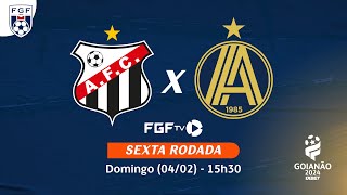 Ao vivo  Anápolis FC X AA Aparecidense  Campeonato Goianão 2024 [upl. by Ella]