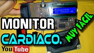 Como hacer un monitor cardíaco Muy fácil [upl. by Veejar]