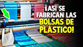 ¿Cómo Se Hacen Las Bolsas De Plástico Proceso En Fábrica [upl. by Anabahs]