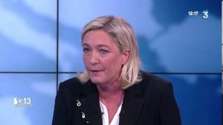 Marine Le Pen FN invitée du 1213 Dimanche le 27 octobre 2013 [upl. by Noir676]