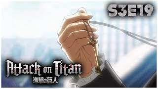 SHINGEKI NO KYOJIN S3 EPISODE 19 – REVELATION  Attaque Des Titans Saison 3 REVIEWREACTION FR [upl. by Emya]