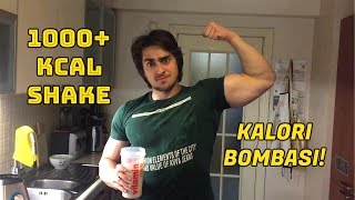 1000 KALORİ Shake Tarifi [upl. by Aver308]