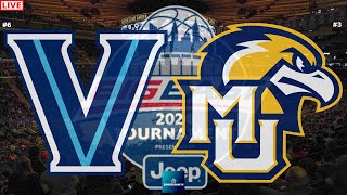 6 Villanova vs 3 Marquette BIG EAST BASKETBALL TOURNAMENT QUARTERFINALS LIVE GAME CAST amp CHAT [upl. by Nylissej884]