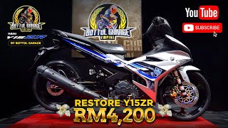 RESTORE YAMAHA Y15ZR 🔥 RM4200 💸 MOTOR AUTO HENSEM 😎 [upl. by Alfi]