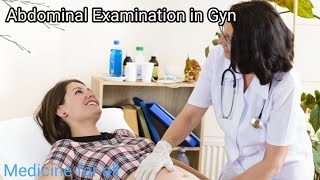 Abdominal Examination in Gynaecology [upl. by Nerrol835]