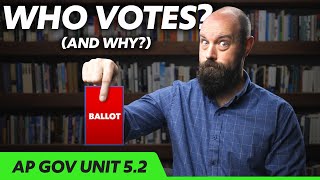 Voter TURNOUT AP Gov Review Unit 5 Topic 2 52 [upl. by Enymzaj657]