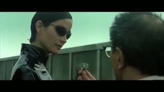 The Matrix Reloaded Matrix 2 HIGHWAY Chase Scene W Morpheus Trinity the Keymaker thematrix2 [upl. by Bobine]